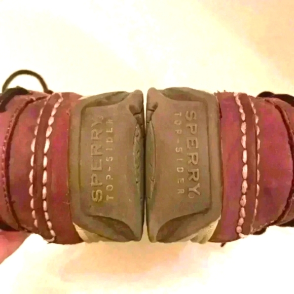 Sperry Topsliders boat shoes dark brown billfish. Sz 8 - Picture 5 of 6